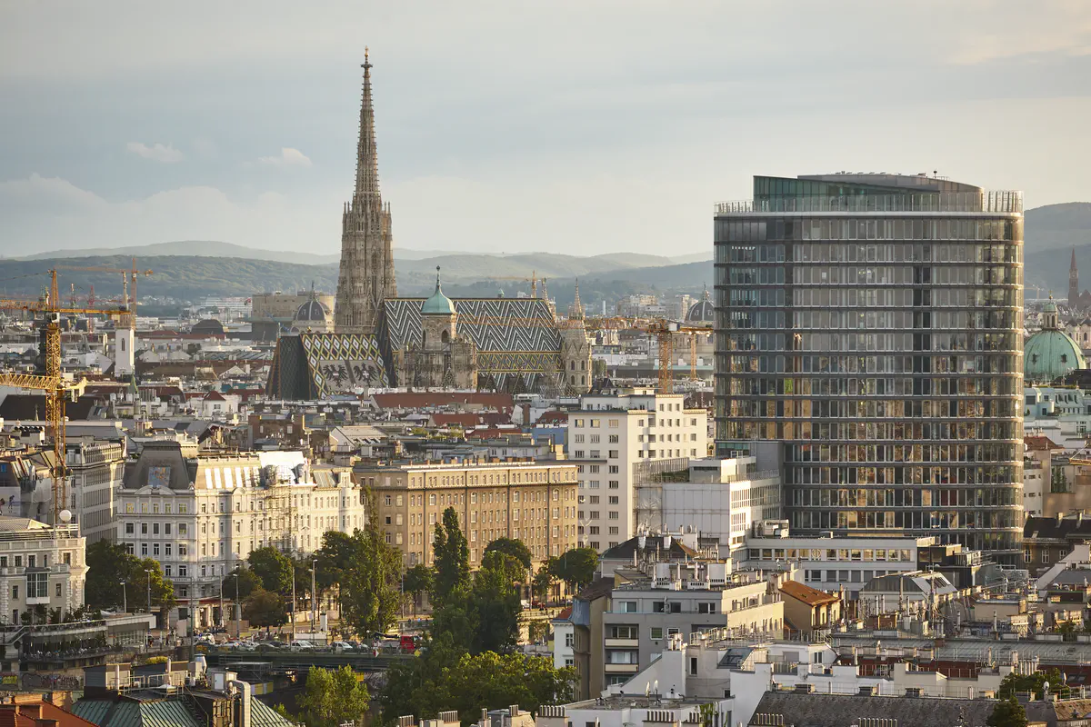 A photograph of Vienna