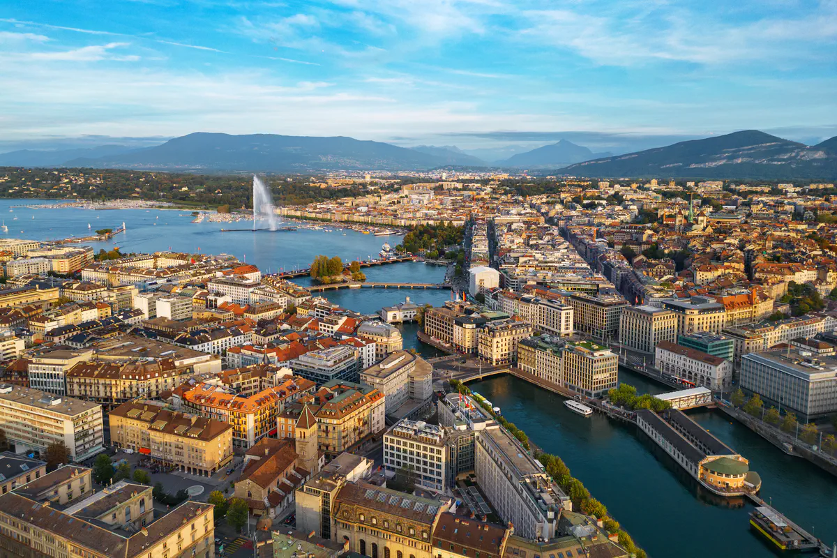 A photograph of Geneva
