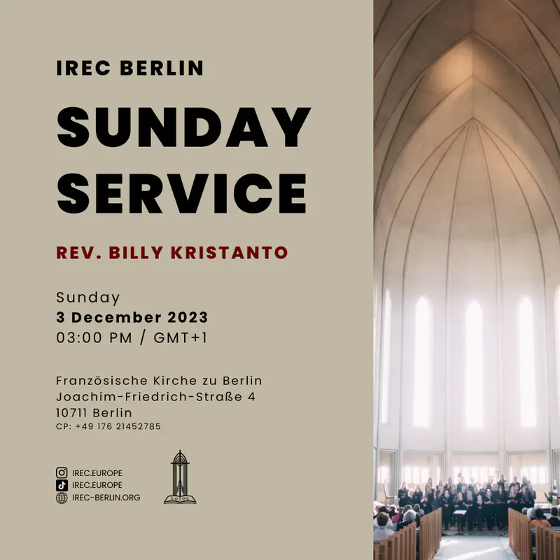 Ibadah Minggu IREC Berlin - 03.12.23
